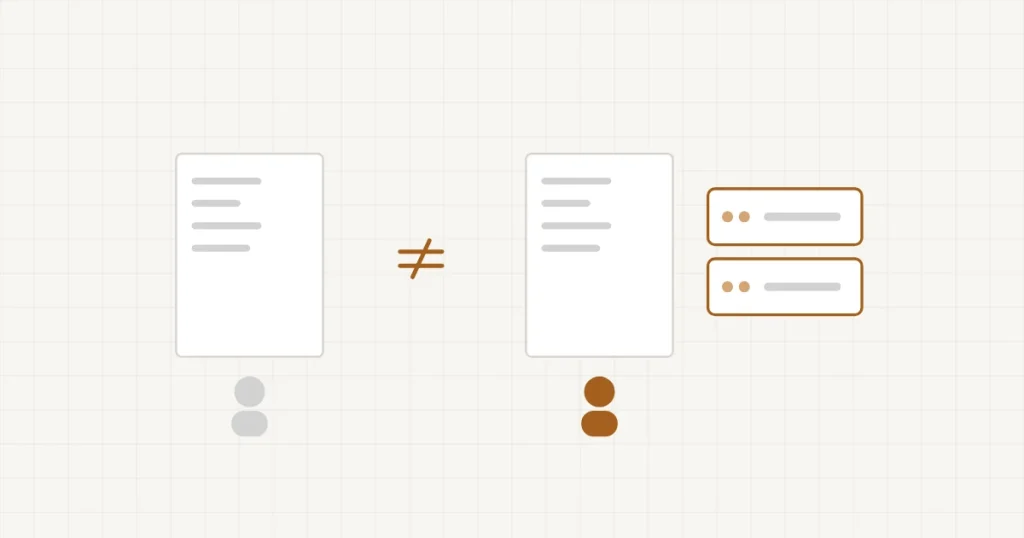 Deux jeux de documents distincts, l’un pour un particulier, l’autre pour une entreprise