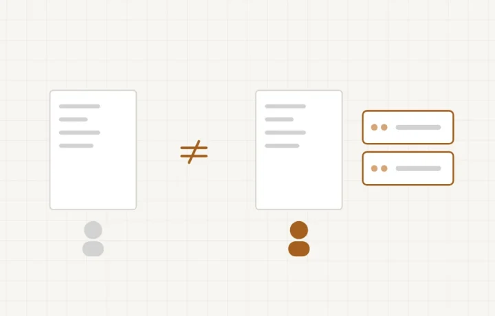 Deux jeux de documents distincts, l’un pour un particulier, l’autre pour une entreprise