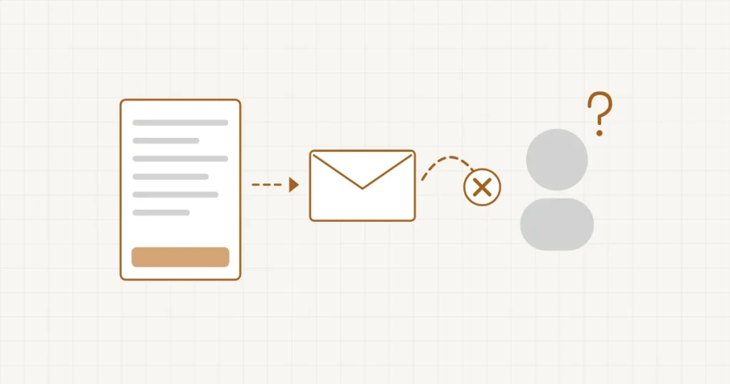 Factures non reçues : une facture glissée dans une enveloppe, bloquée en route, et un client qui attend sans rien