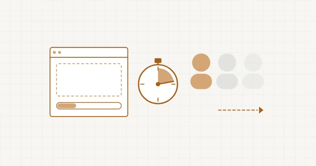 Combien de temps on attend : une page qui charge, un chronomètre qui tourne, un visiteur qui reste et deux qui s’en vont