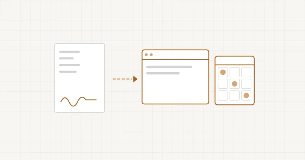 Une liste de tâches de maintenance cochées, à côté d’un site protégé par un petit bouclier