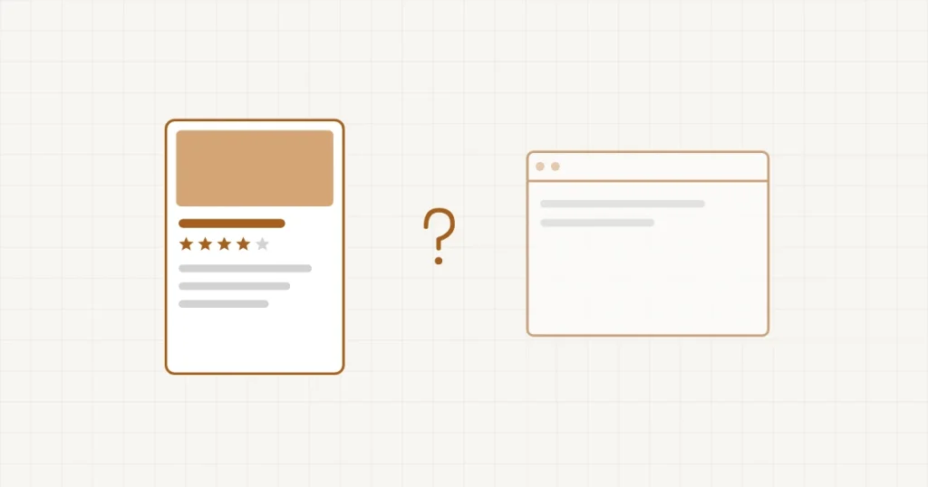 Une simple fiche affichée dans les résultats de recherche, sans aucun site relié derrière elle